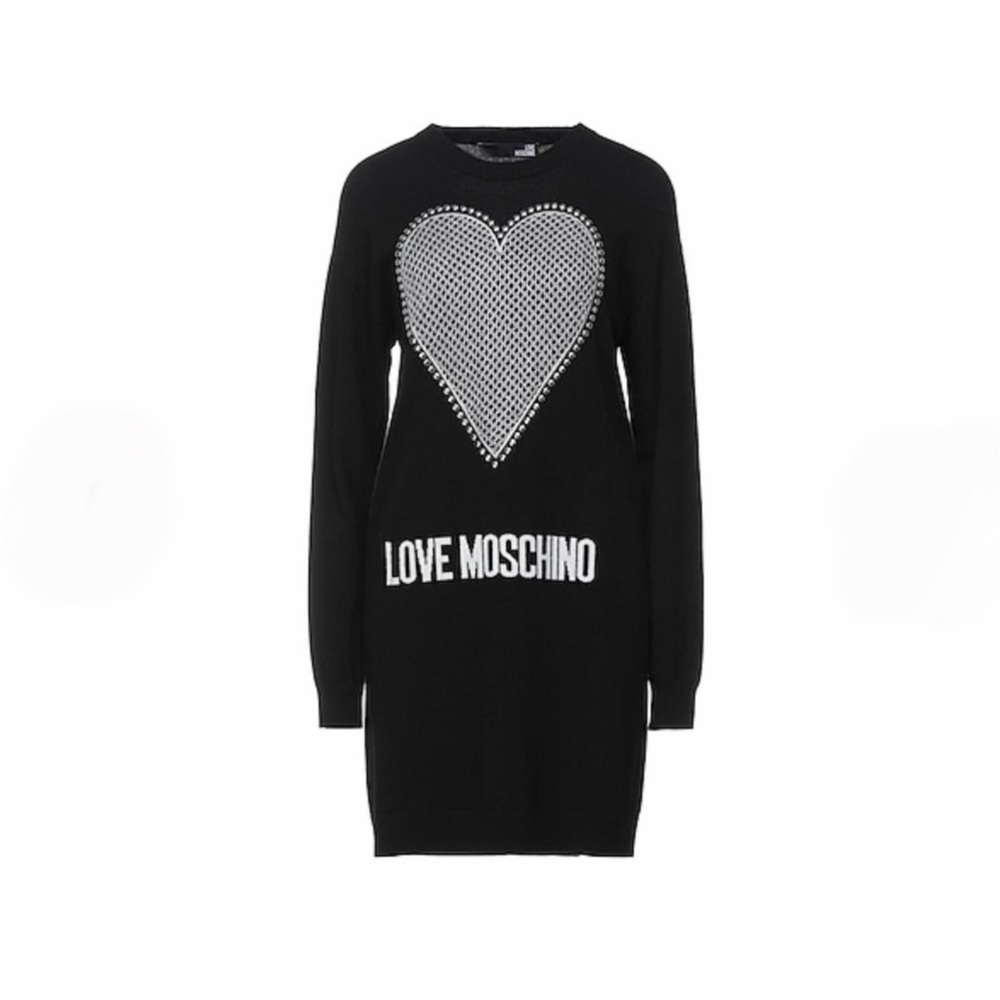 Moschino Black Knit Top